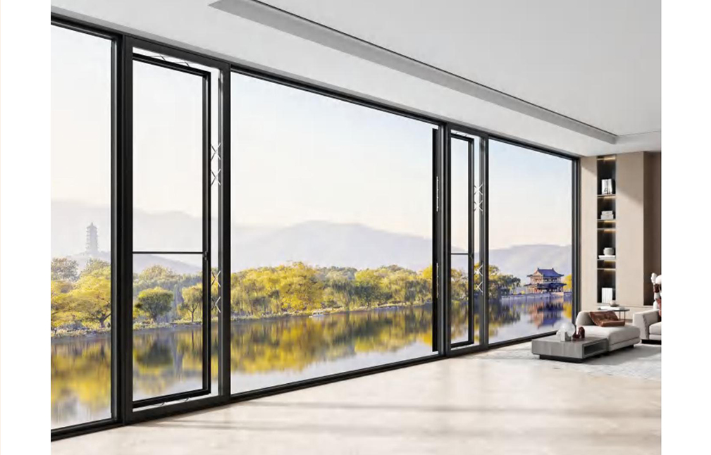120 外开/平推系统窗