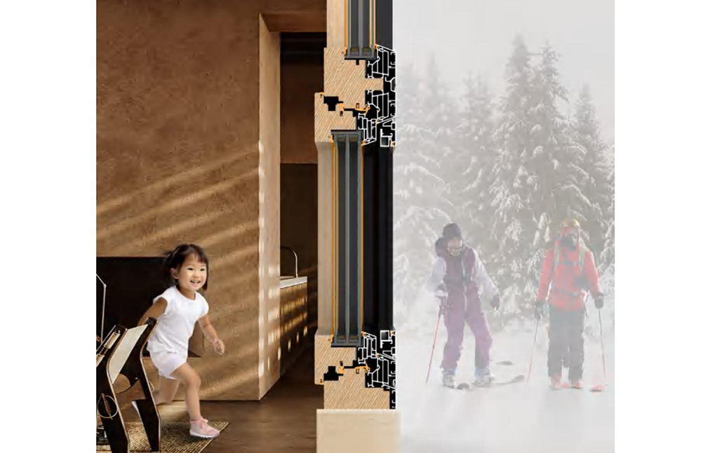 120 铝包木（零能耗）系统窗