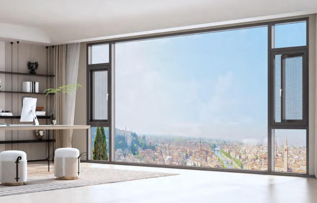 116 外开窗纱一体系统窗